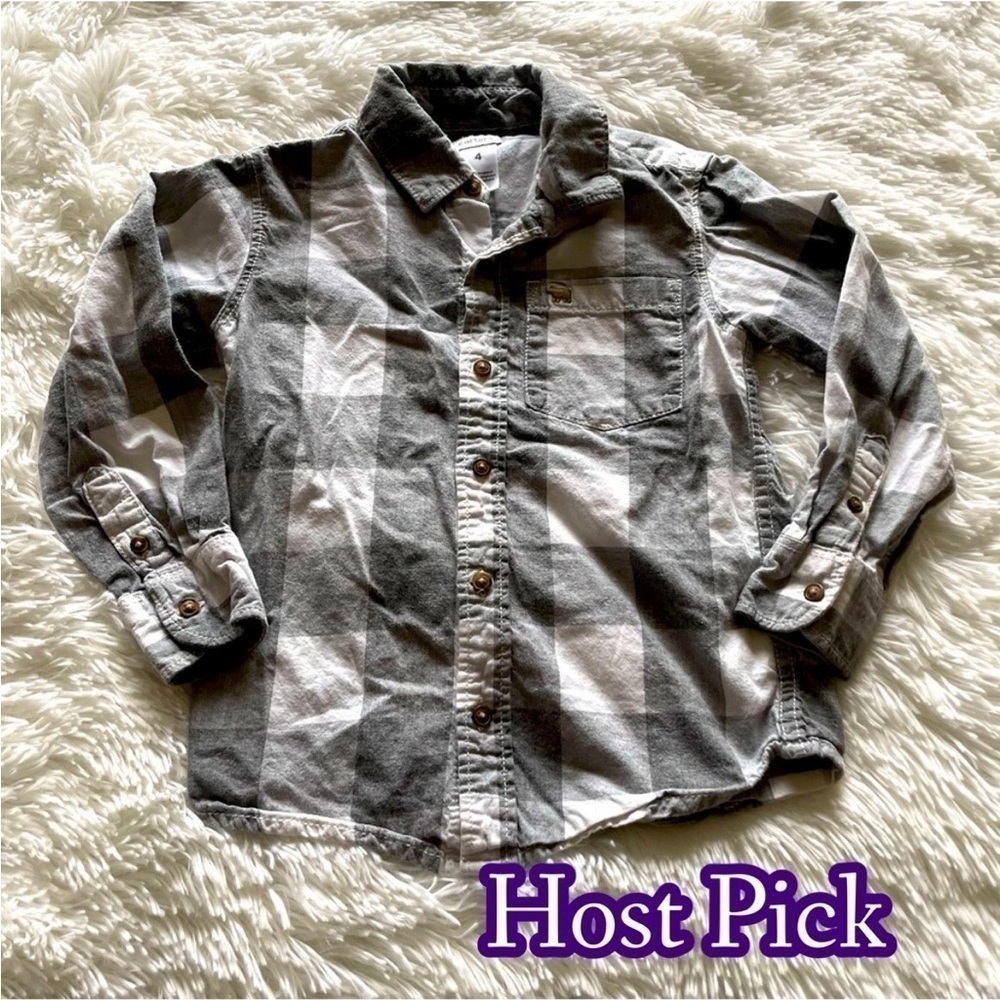 ✅Host Pick✅ Carter’s Button Down Plaid Shirt, 4